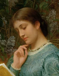 Lesendes Mädchen (möglicherweise Kate Dickens)